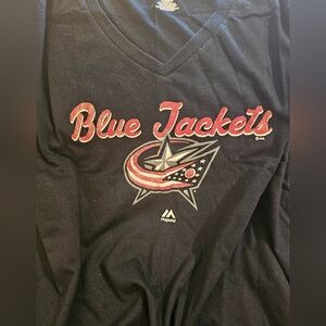 ORIGINAL BLUE JACKET MAJESTIC NWT